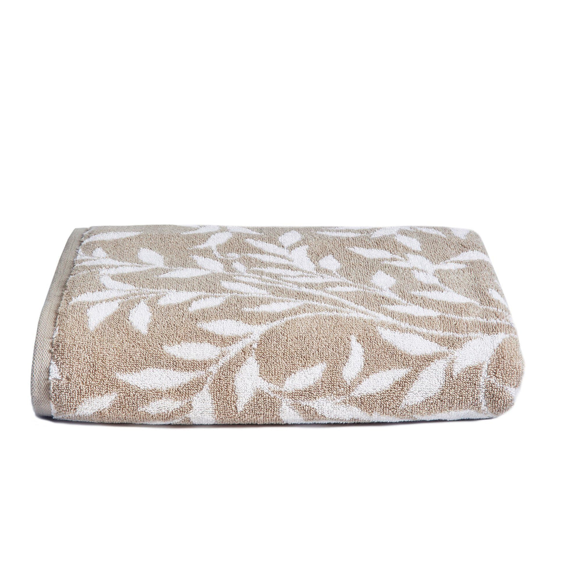 Dreams & Drapes Bathroom - Sandringham - 100% Cotton Bath Towel - 70 x 130cm in Natural, (SGWNLUXPZD)