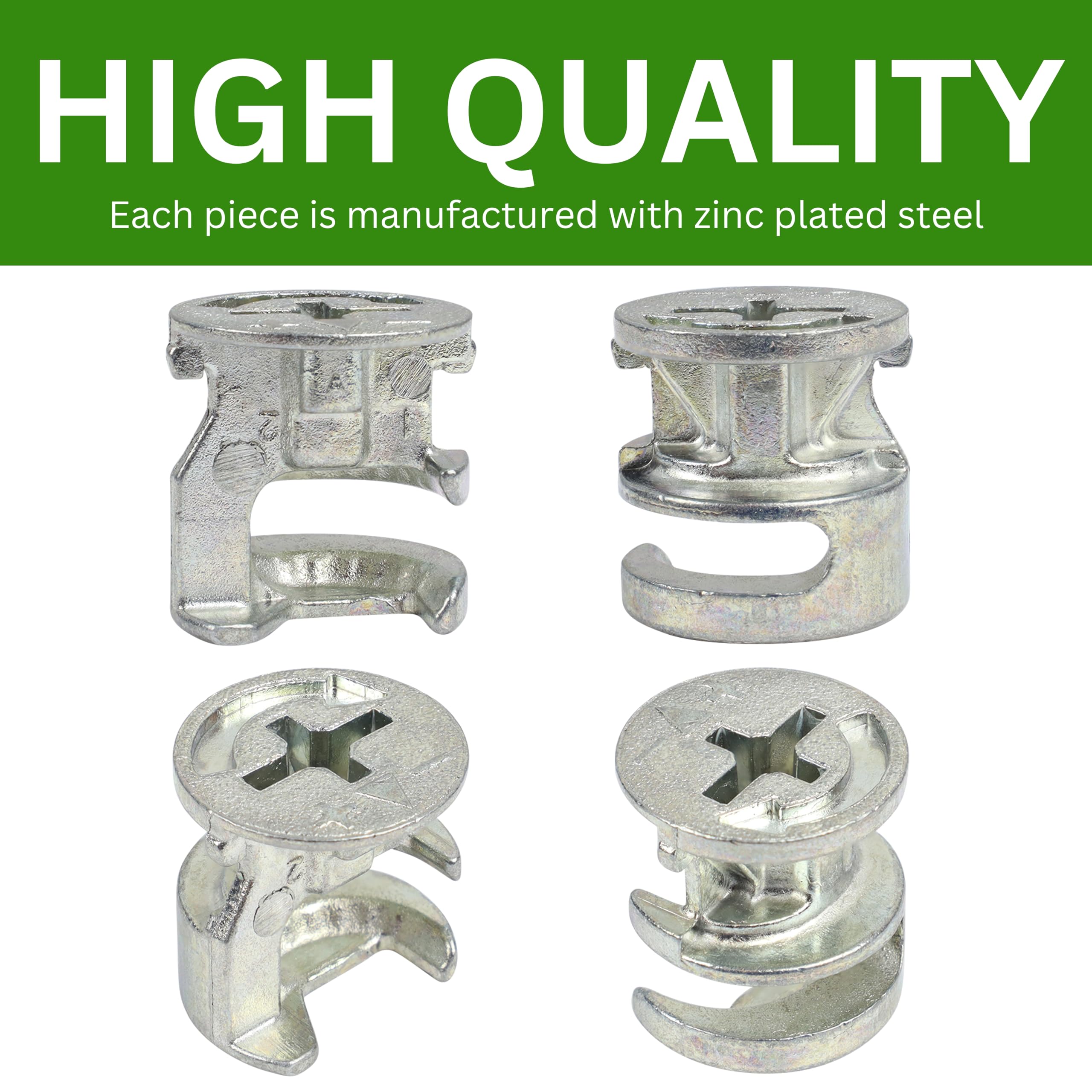 Spare Hardware Parts Cam Lock Nut 23MM | Replacement for IKEA Part # 110837 | Pack of 10