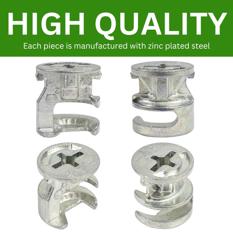 Spare Hardware Parts Cam Lock Nut 23MM | Replacement for IKEA Part # 110837 | Pack of 10
