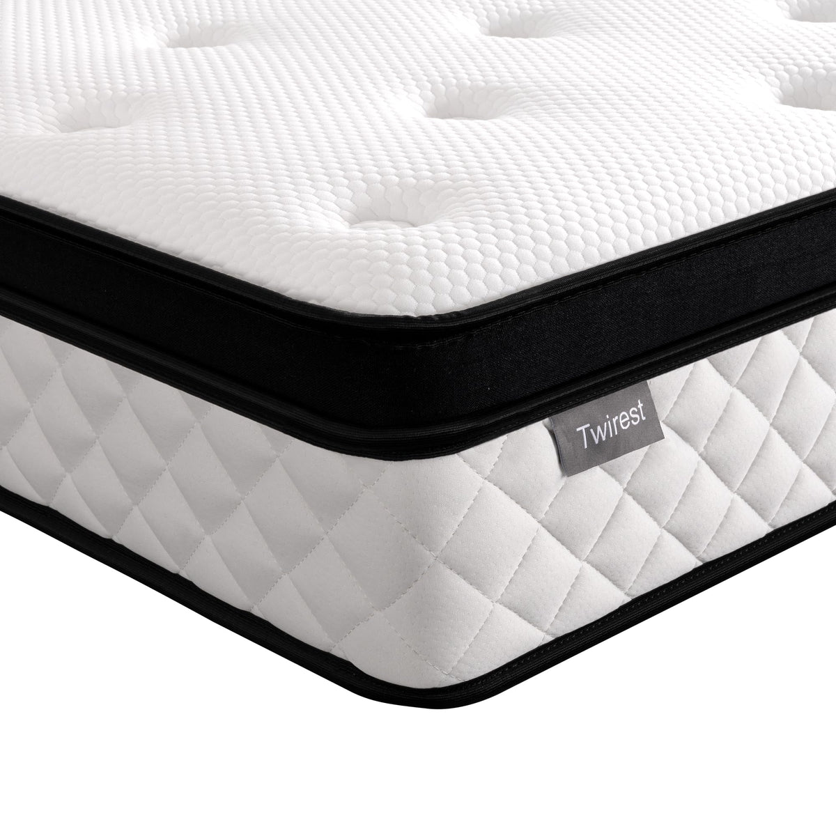 Twirest Single Mattress,Hybrid Mattress 99x190x25cm Pocket Sprung Mattress