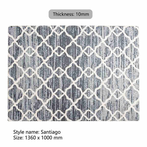 Luxury Office Chair Mat for Carpeted Floor, Desk Mat hardwood floors, 136x100cm Chair Mat Protector Carpet for Home Office, protects floors
