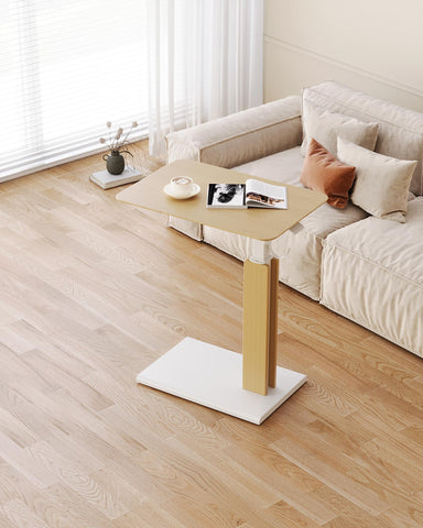 ETHU Height Adjustable Low Side Table 38-57cm 15kg Load