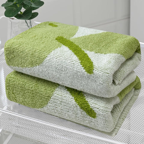 USTIDE Fruit Hand Towels Cute Pear Face Towel for Bathroom Set of 2 100% Cotton Soft Absorbent Hand Towels for Bathroom Sports Kitchen Decorative