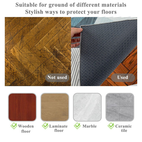 Honorstar Office Chair Mat for Hardwood Floor & Tile Floor 90×120cm Desk Chair Mat Rectangular Rug Floor Protector Gaming Chair Mat for Low Pile