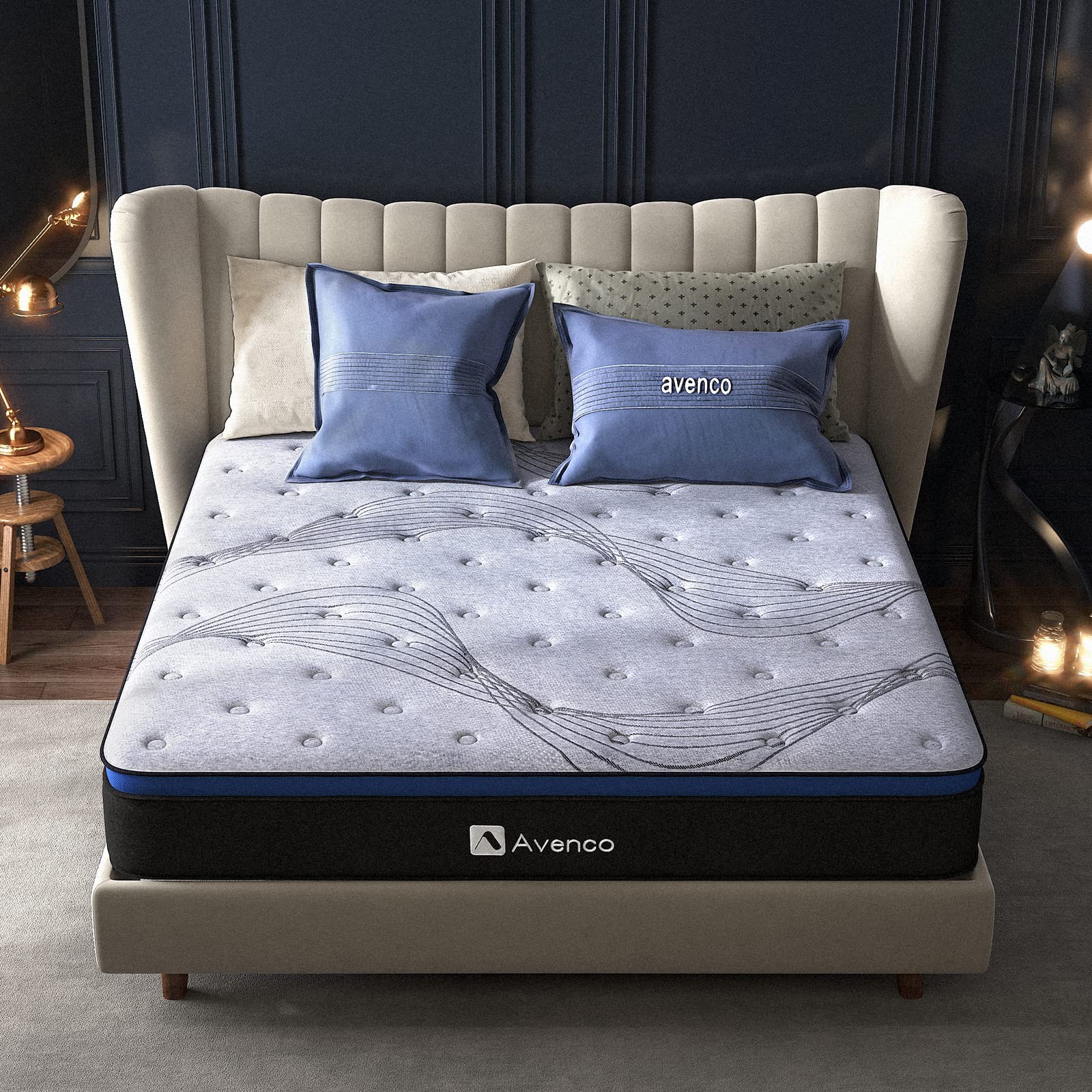 Avenco Bed Mattress Conventional, Bamboo Foam, Small Double