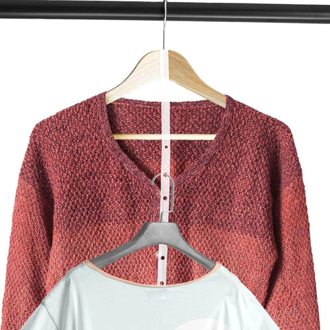 Hayaww 12-Piece Multifunctional Space-Saving Clothes Hangers for Wardrobes, Non-Slip Magic Hangers for Trousers, Jeans, Clothes