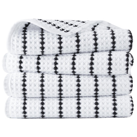 POLYTE 430 GSM Microfibre Quick Dry Waffle Hand Towel, 40.6x76.2 cm