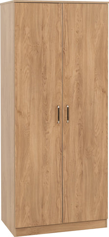 Seconique Dakota 2 Door Wardrobe in Oak