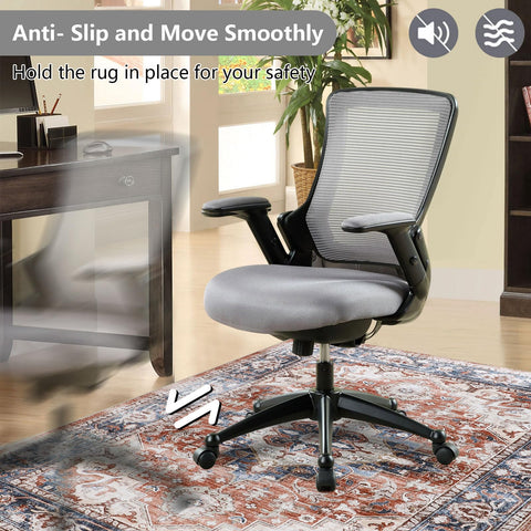 Homcomodar Office Chair Mat for Hardwood Floor 90x120cm, Computer Desk Chair Mat for Hard Floor