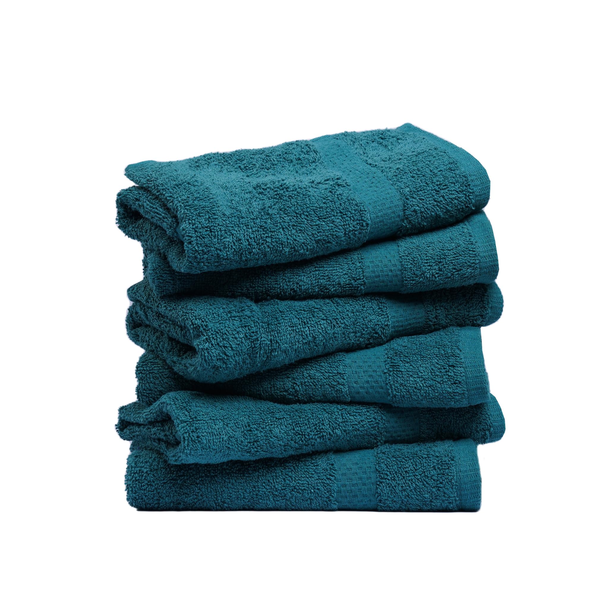 Ultra Soft & Thick Hand Towels - 6-Pack, 100% Combed Cotton, High Absorbency, Large 40 x 70 cm Hand Towels, Quick-Dry, Premium Hotel & Spa Quality