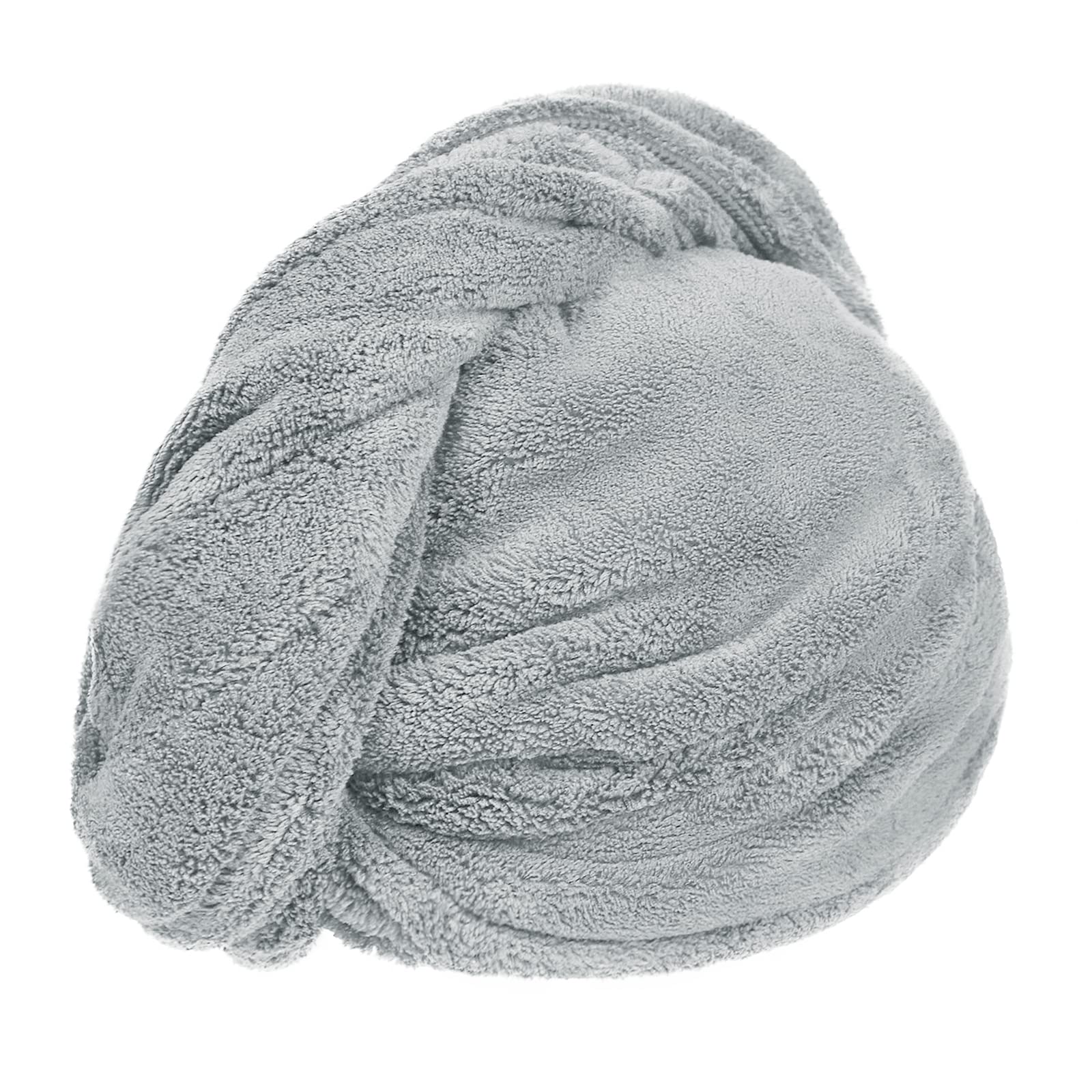 Qchomee Super Absorbent Hair Drying Towels Wrap Women Girls Microfiber Dry Hair Hat Towel Turban with Button Design Quick Drying Lady Bath Head Wrap