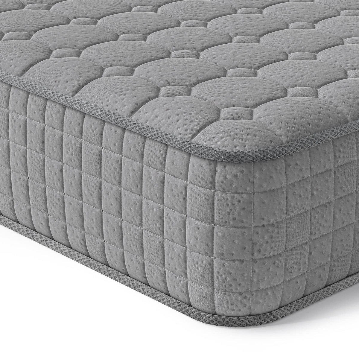 Vesgantti European Small Single Mattress Hybrid Mattress 80x200x25cm, Grey