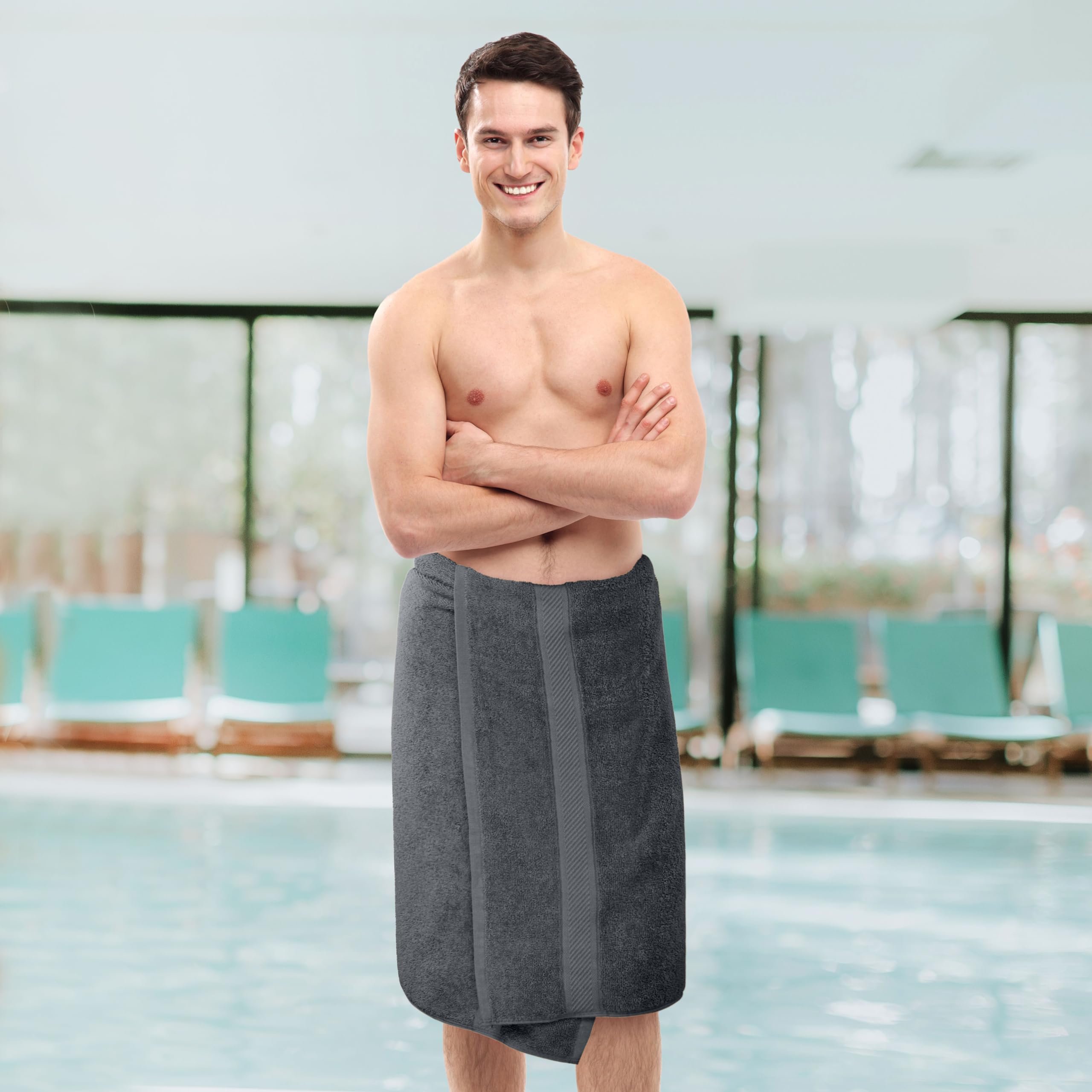 Utopia Towels 6 Pack Medium Bath Towel Set, 100% Ring Spun Cotton (24 x 48 Inches) Medium Lightweight and Highly Absorbent Quick Drying Towels