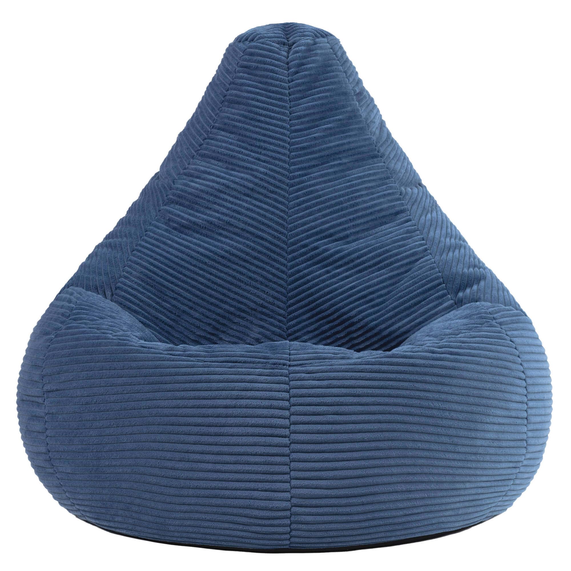 icon Dalton Cord Bean Bag with Filling Included, Blue