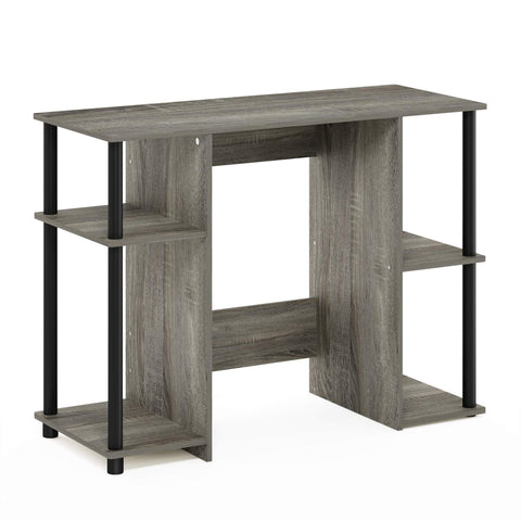 Furinno JAYA Compact Computer Desk, Writing Desk, Study Desk, French Oak/Black