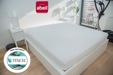Abeil Tencel PU (Polyurethane) Waterproof Mattress Protector, white, 90 x 190 cm