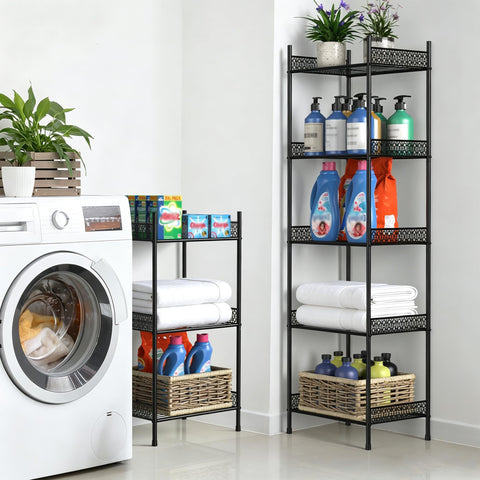 KANEODOT 5 Tier Shelving Unit,Freestanding Bathroom Storage Shelving Unit, Metal Shelving Units for Storage