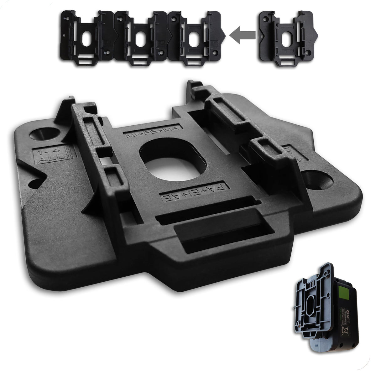 SLE Engineering 5x SLE Professional Battery Holder for Festool 12 V 15 V 18 V Battery Wall Mount Battery BP BPS BPC LI C HP HPC ASI 12 15 18 2.5 2.6