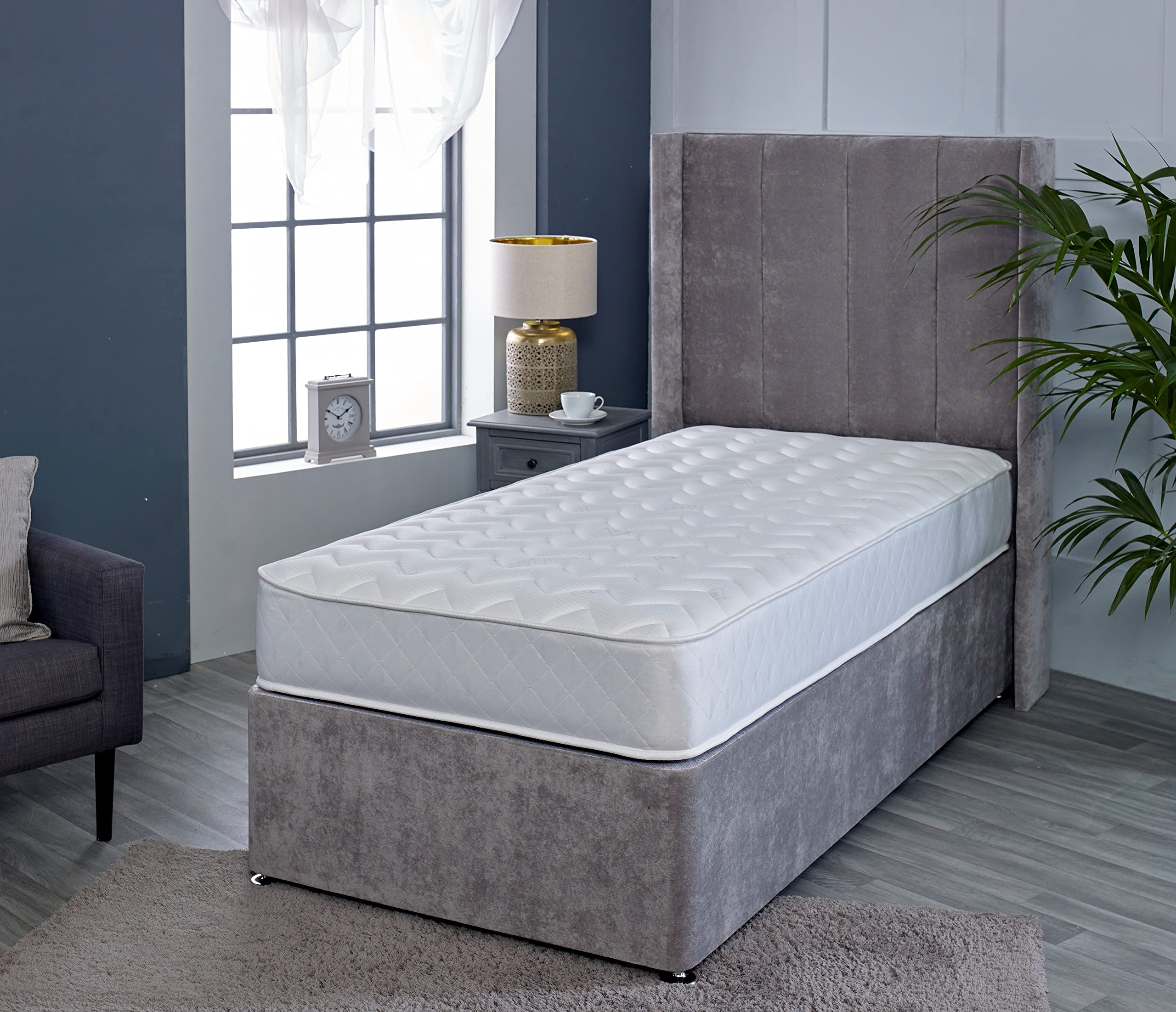 Starlight Beds Astral White Hybrid Shorty Mattress - 2ft6 x 5ft9
