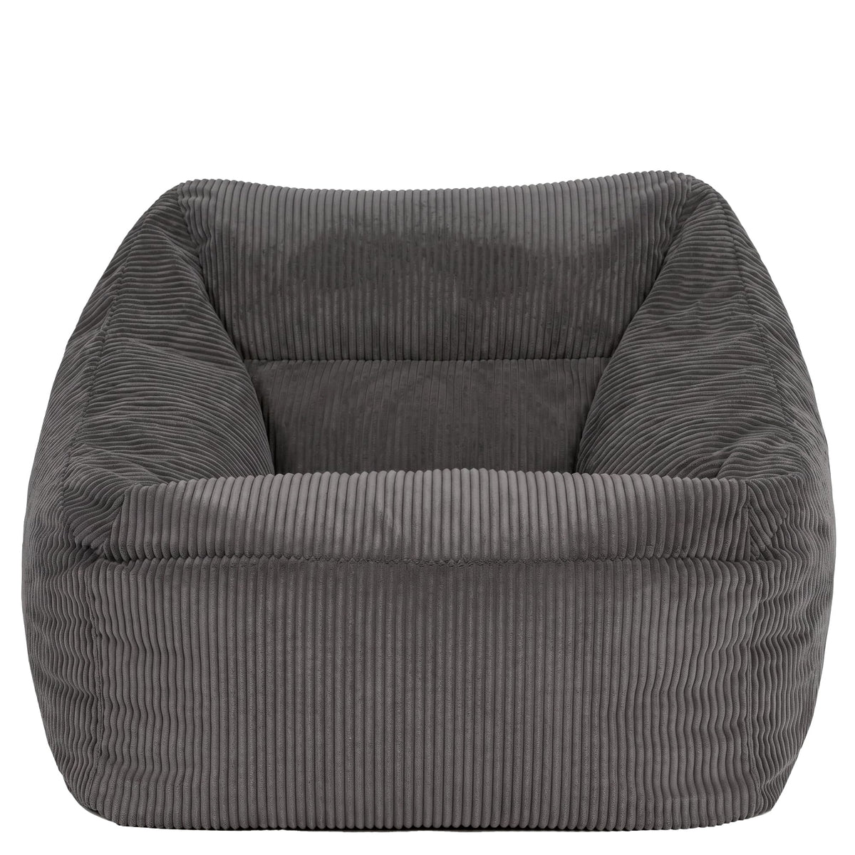 icon Natalia Cord Bean Bag Chair with Filling Included, Grey