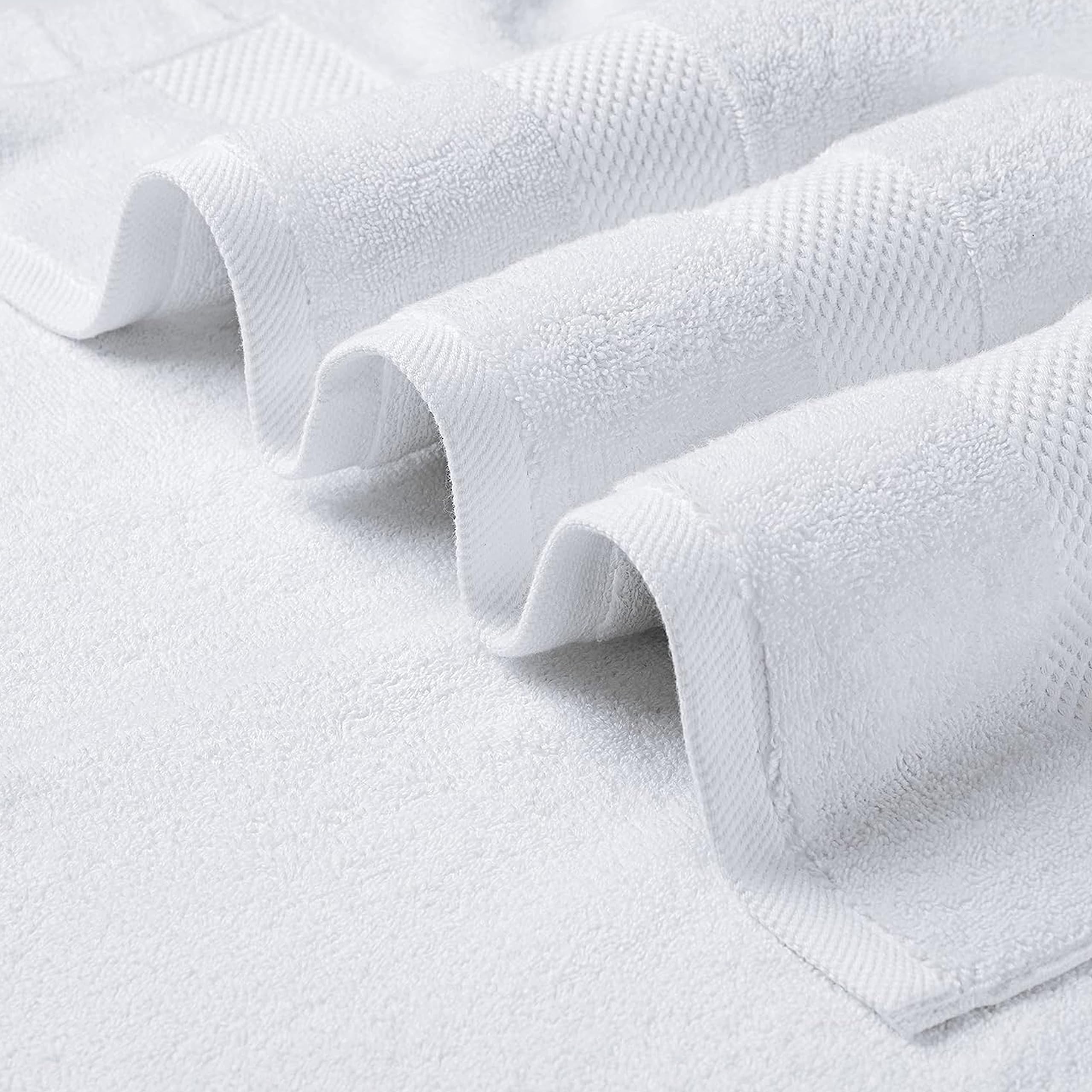 Delara A1 HOME COLLECTIONS 100% Organic Cotton Towels 700 GSM Plush Feather Touch Quick Dry Bath Sheet, Pack of 4 GOTS Certified