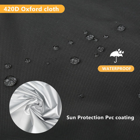for Brabantia Rotary Washing Line Cover with Zipper, Universal 420D Oxford Waterproof Rotary Dryer Cover for OutsideRotary Line Covers