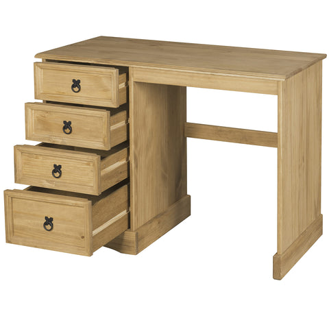 Mews Corona Dressing Table 4 Drawer Desk Computer Mexican Solid Pine
