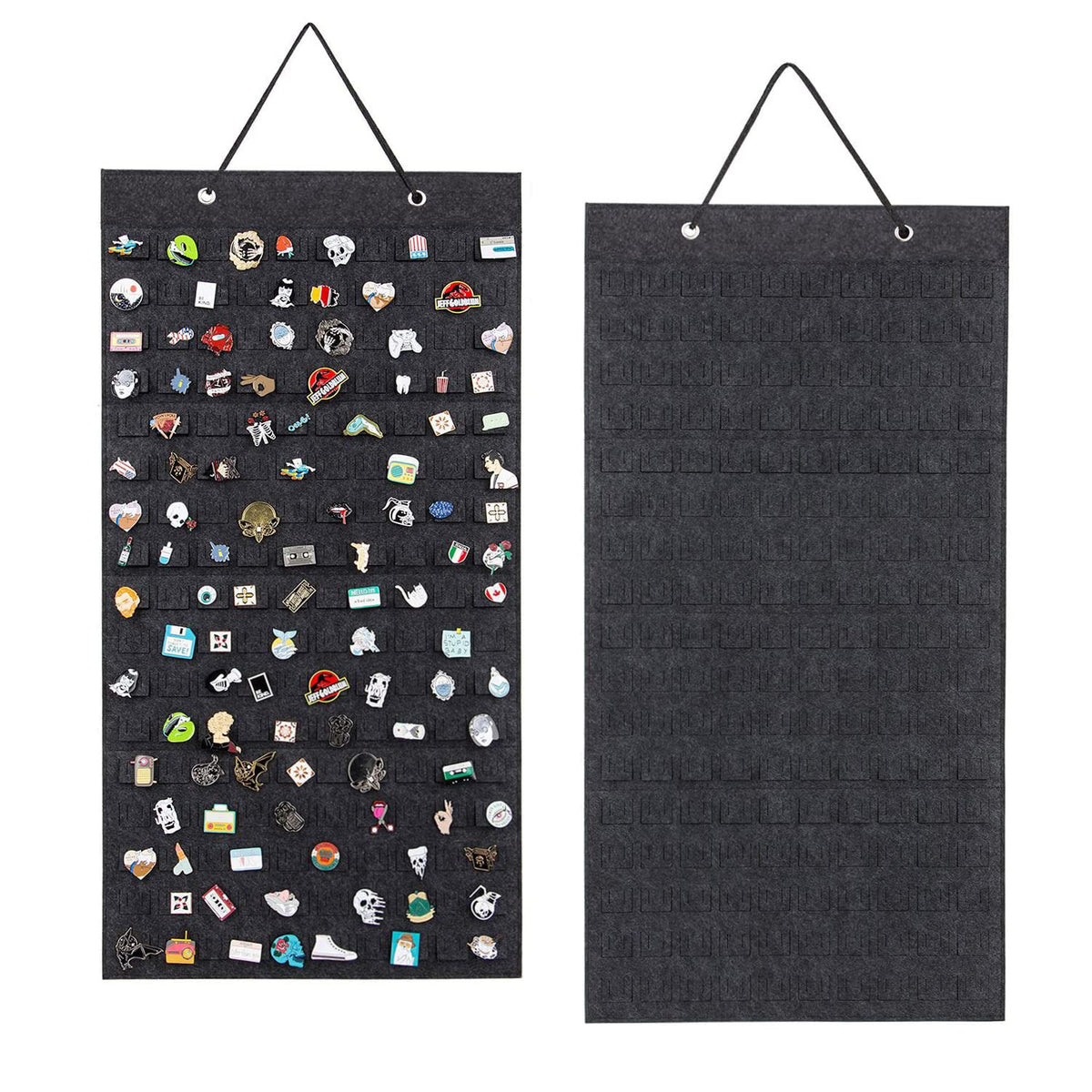 PACMAXI Hanging Brooch Pin Organizer, Display Pins Storage Case, Brooch Collection Storage Holder, Holds Up to 170 Pins.(Not Include Any Accessories)