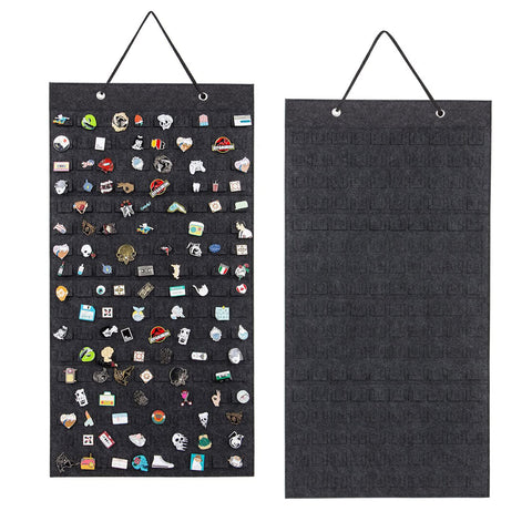 PACMAXI Hanging Brooch Pin Organizer, Display Pins Storage Case, Brooch Collection Storage Holder, Holds Up to 170 Pins.(Not Include Any Accessories)