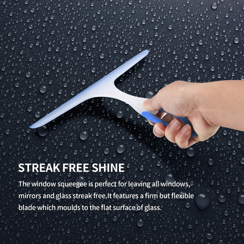 Xiaomoyu 3 Pcs Window Squeegees, Shower Screen Wiper,Shower Squeegee