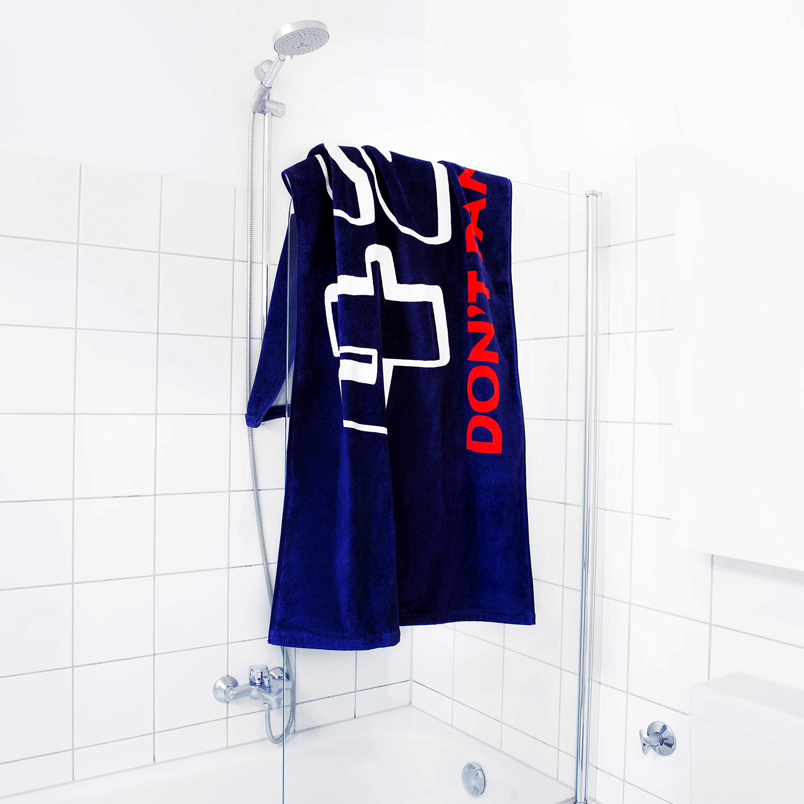 getDigital Bath Towel 42 Do Not Panic - Large Beach Towel for Fans of Douglas Adams Books - 70 x 140 cm, 100% Cotton