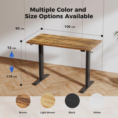 Agilestic Electric Standing Desk, 2 Memory Buttons, 100x60cm