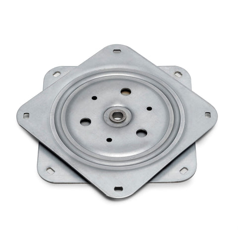 Emuca - Swivel Platform/Rotating Base of 360° for Cabinet/TV Screen, Zinc Plated, Steel