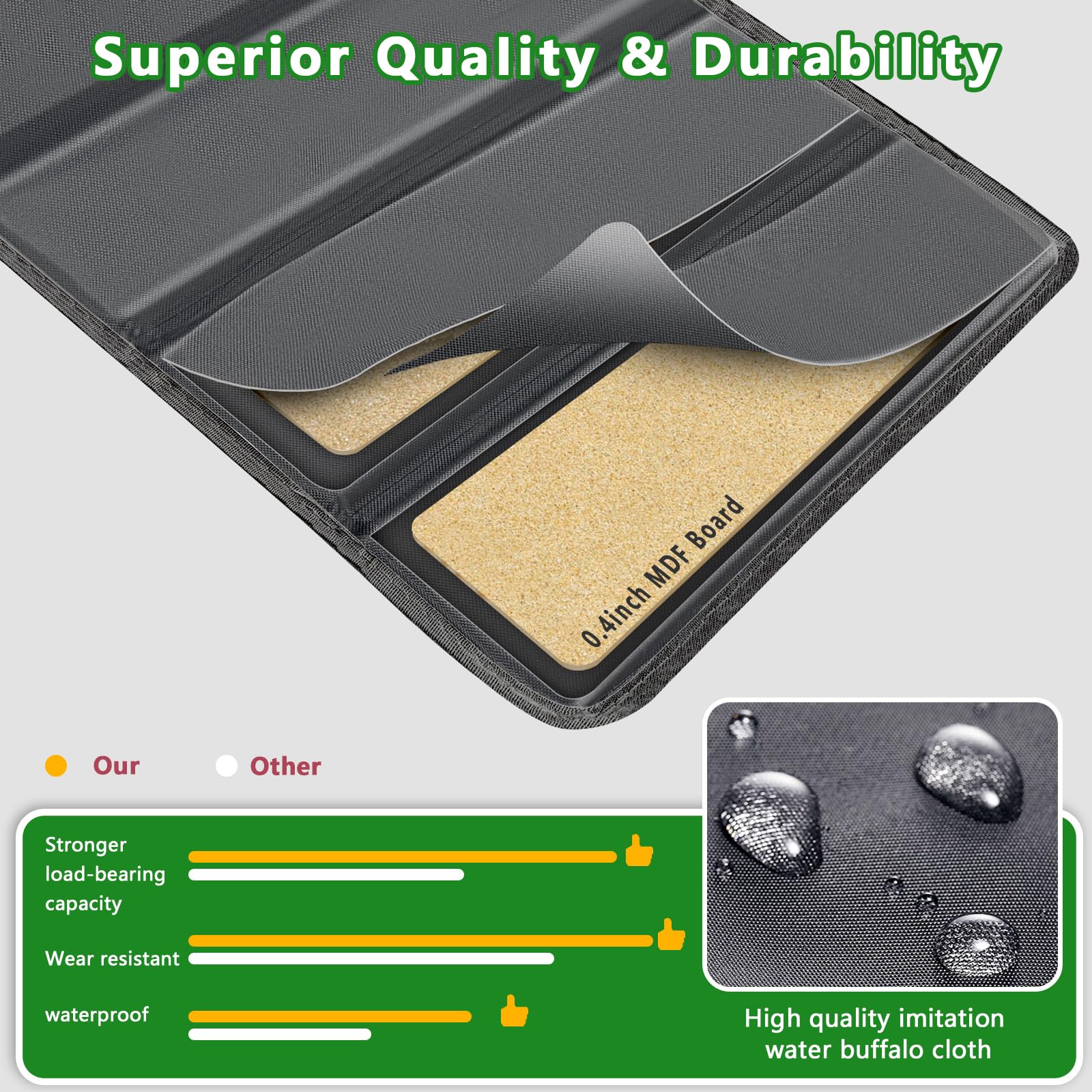Wooden Couch Cushion Support for Sagging Seat - (167.5x43cm) Sofa Support Strengthener Boards for 3 Seater