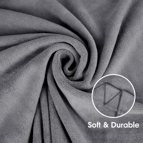 JML Microfiber Bath Towels, Oversized Bath Towel 2 Pack(40" x 80"), Super Absortbent and Fast Drying