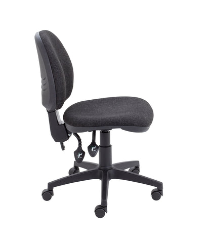 Office Hippo Mid Back Desk Chair, Swivel Home & Office Chair, Height Adjustable Seat & Lumbar Support For Extra Comfort, Computer Chair For Daily Use