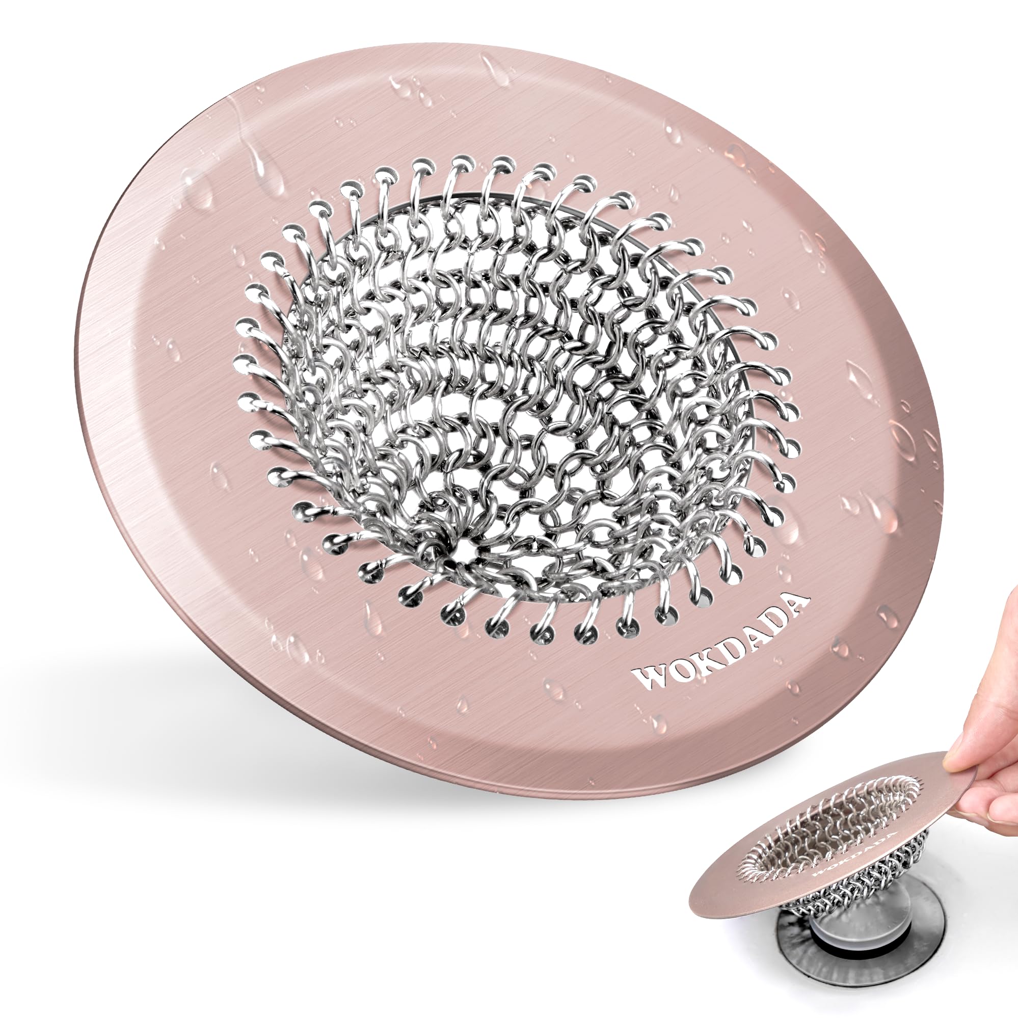 Shower Drain Hair Catcher, Fast Drainage Bathtub Drain Hair Catcher, Easy Clean Hair Catcher Shower Drain