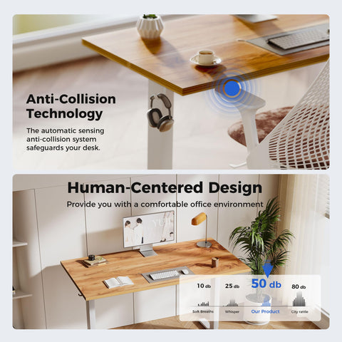 Agilestic Electric Standing Desk, 2 Memory Buttons, 160x60cm