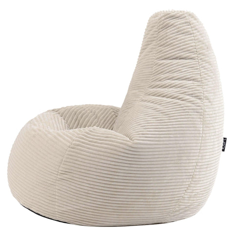 icon Dalton Cord Bean Bag with Filling Included, Set of 2, Beige