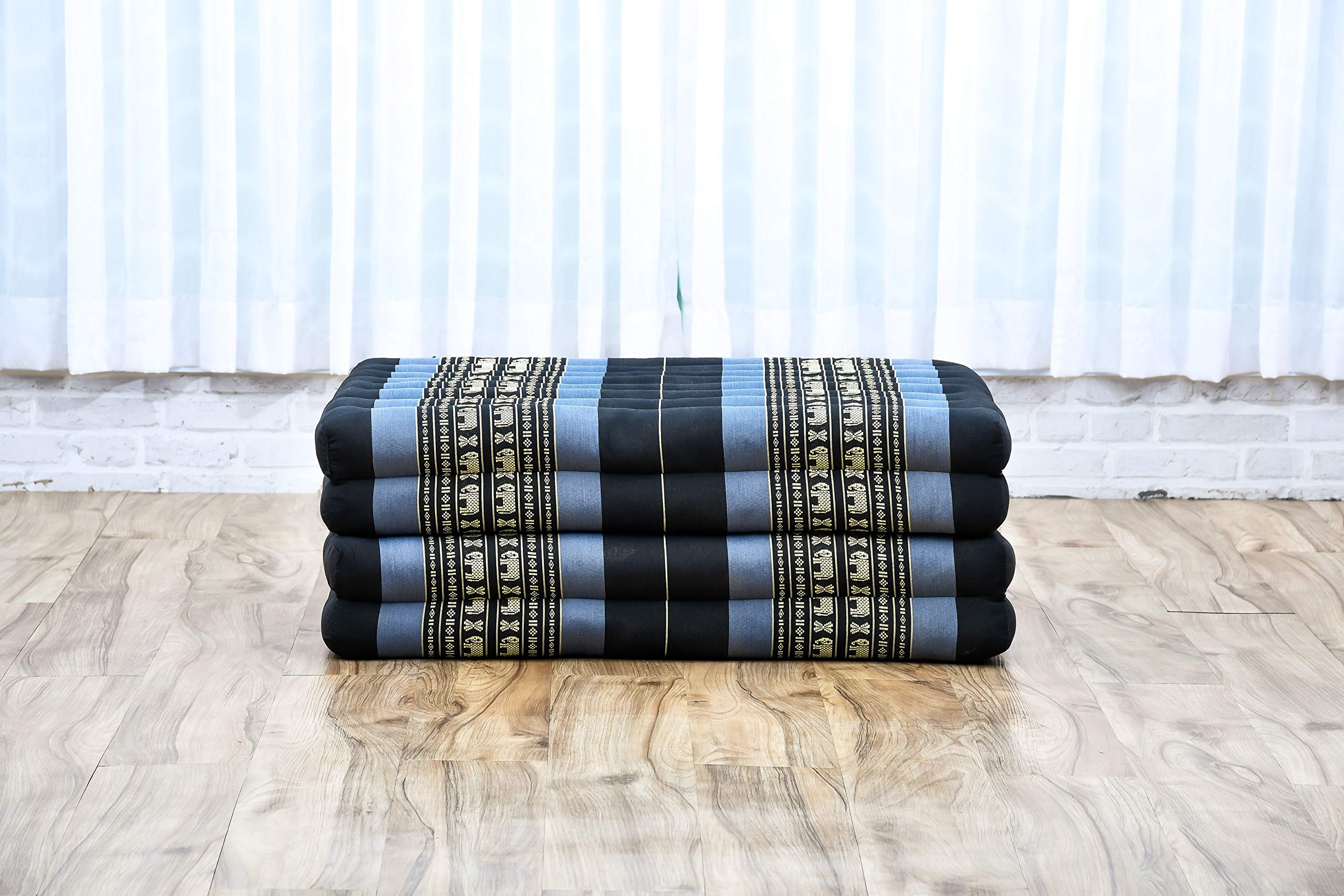 Leewadee Thai Trifold Mattress 200 x 70 cm Kapok Futon Alternative