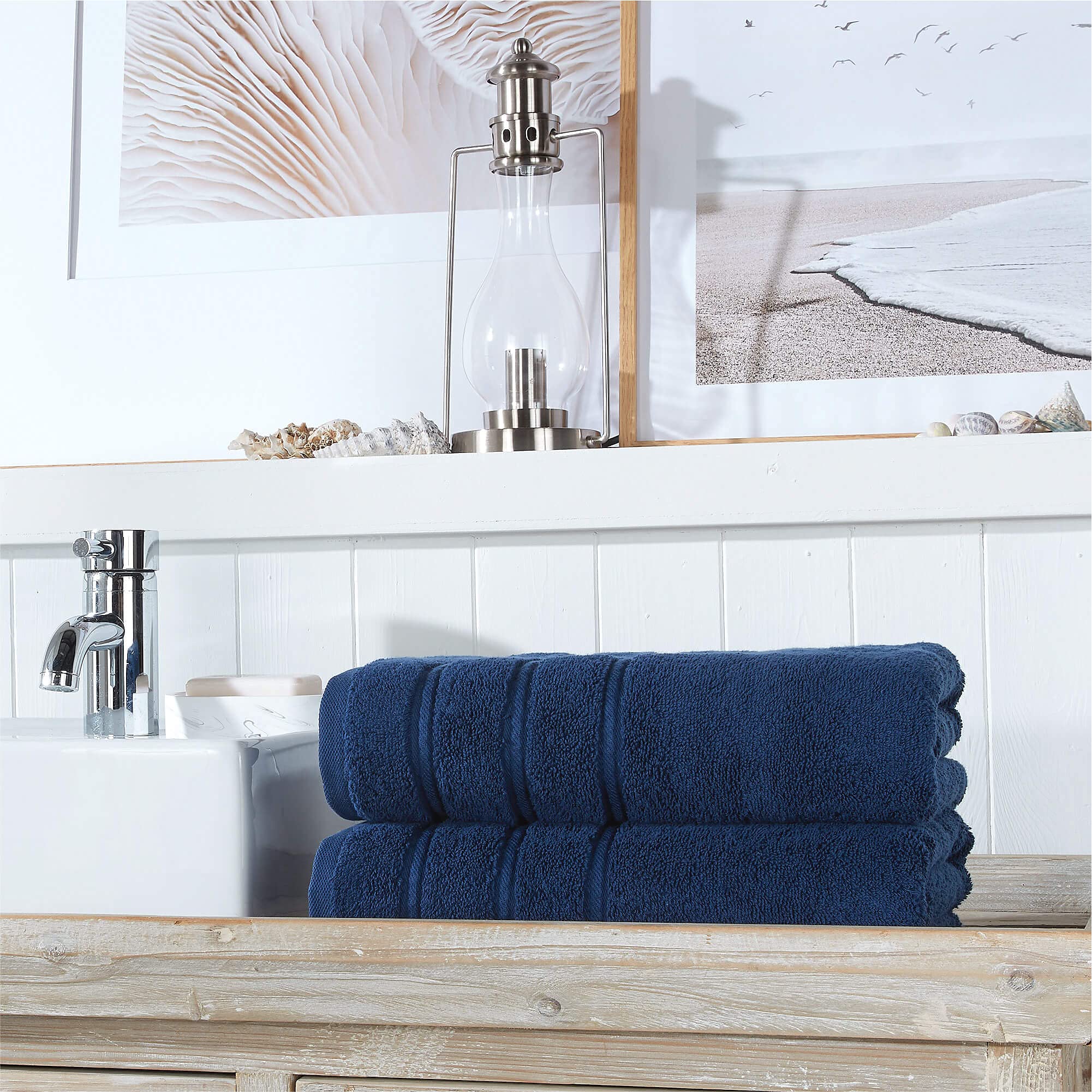 Christy Antalya Bath Sheets Set | 4 Piece | 100% Turkish Cotton | 600GSM | Soft Plush Luxury Towel Set | 2 Bath Sheets 2 Hand Towels | Quick Dry