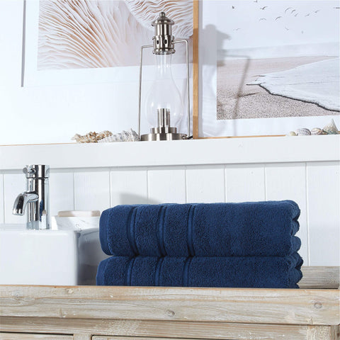 Christy Antalya Bath Sheets Set | 4 Piece | 100% Turkish Cotton | 600GSM | Soft Plush Luxury Towel Set | 2 Bath Sheets 2 Hand Towels | Quick Dry