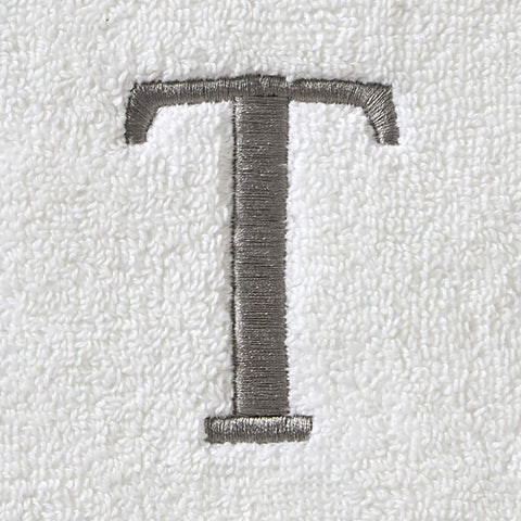 SKL Home Hand Towel Set, T, Cotton, White, 16x26