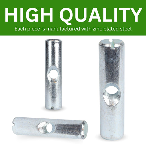 Spare Hardware Parts Cross Dowel Nut Sleeve | Replacement for IKEA Part # 121121 | Pack of 8