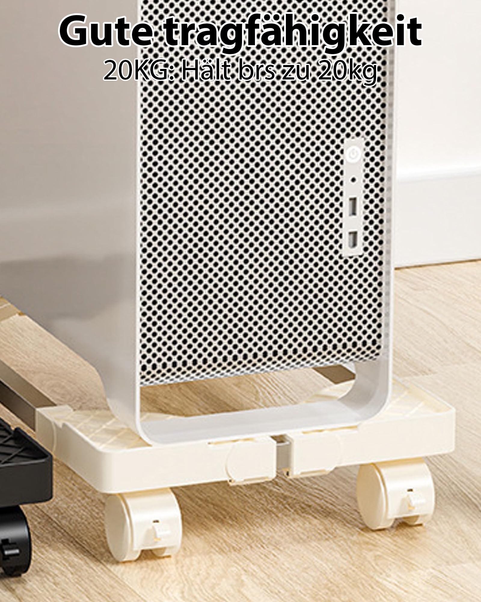 Mobile Aluminium CPU Stand for PC - PC Tower Stand Computer Trolley