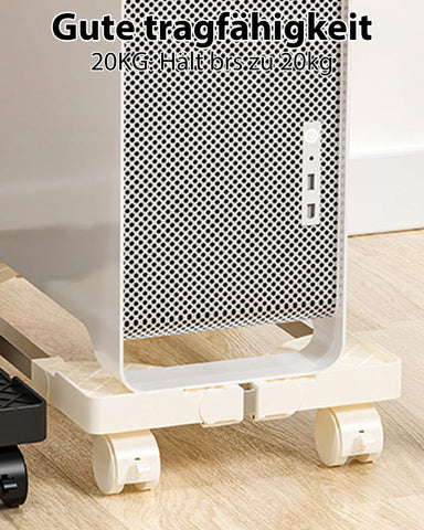 Mobile Aluminium CPU Stand for PC - PC Tower Stand Computer Trolley