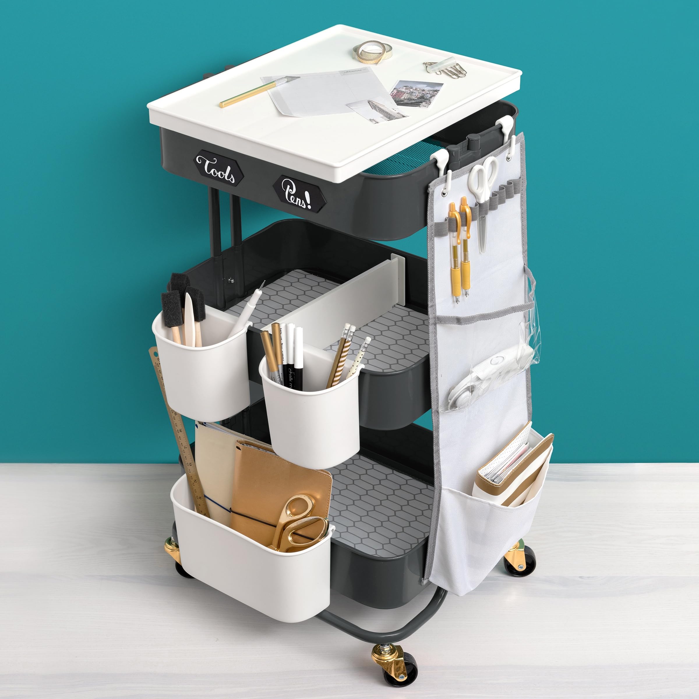 We R Memory Keepers We La Cart Tray Liners Trolley Accessories-Craft Storage, Multi-Colour, 37.7 x 27.5 x 0.4 cm
