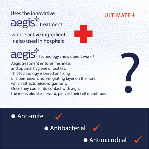 Twillie - Integral Mattress Cover 150x190x20 cm Waterproof - Anti bedbug - Oeko-TEX® Mattress Cover AEGIS® treatment Anti-Dust Mite, Anti-Bacterial
