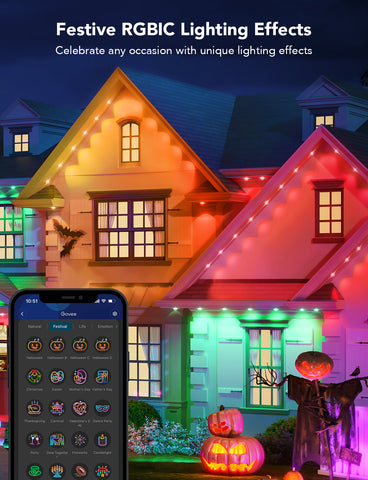 GOVEE RGBIC PERM OUTDOOR LIGHTS 30M IP67