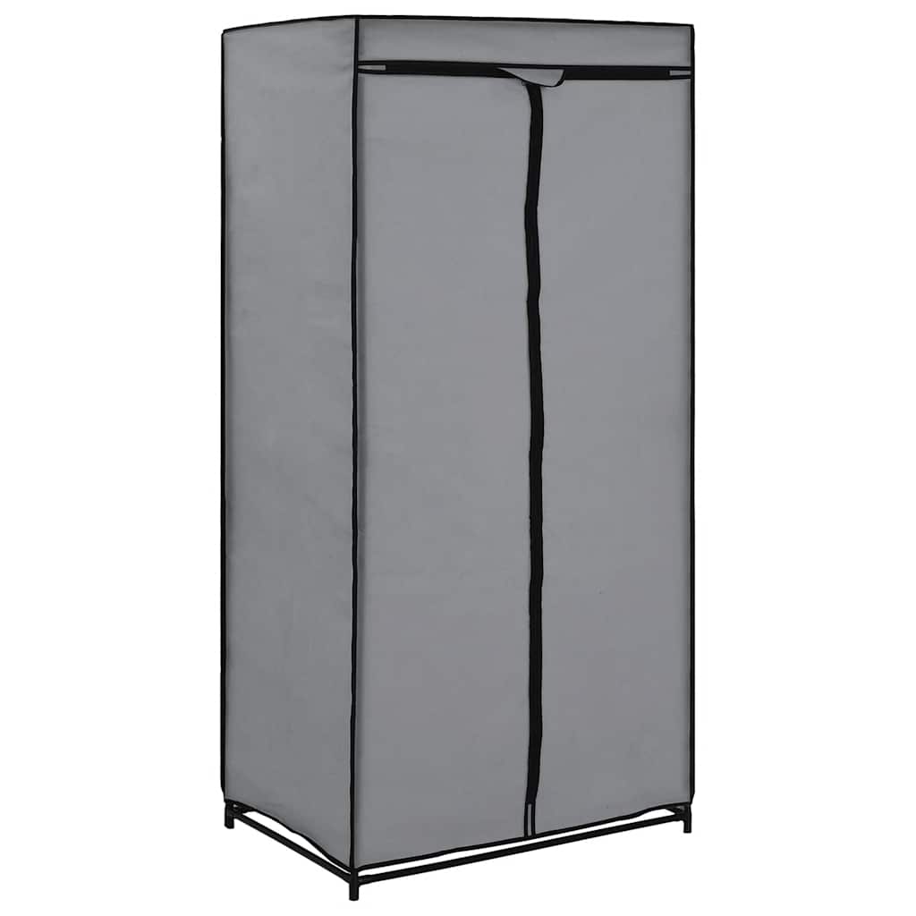 vidaXL Wardrobes 2 pcs Grey 75x50x160 cm